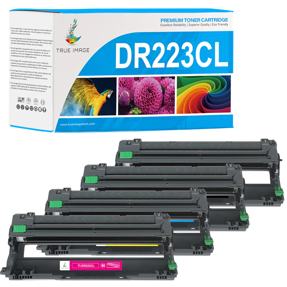 Compatible Brother DR223CL Drum Unit Set 4-Pack