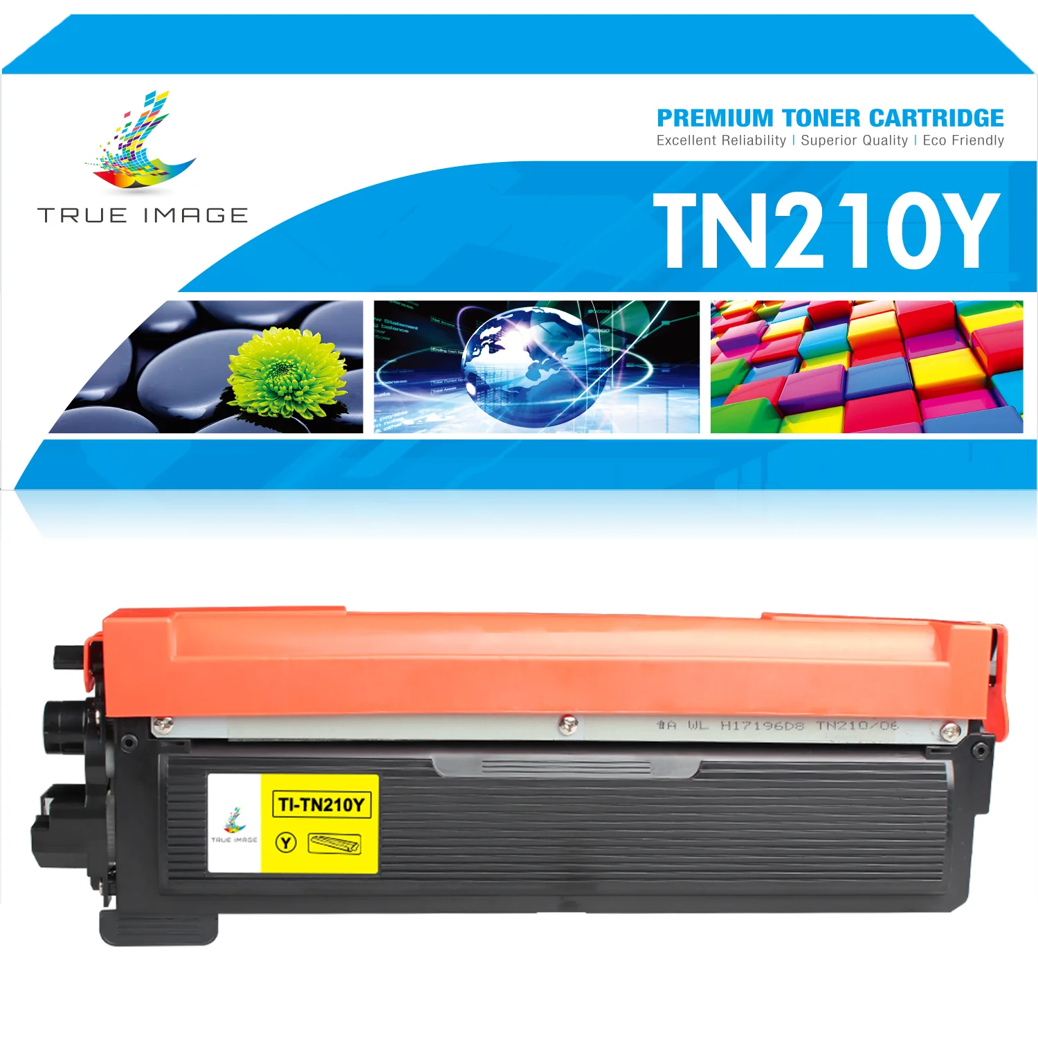 Compatible Brother TN210Y Yellow Toner Cartridge