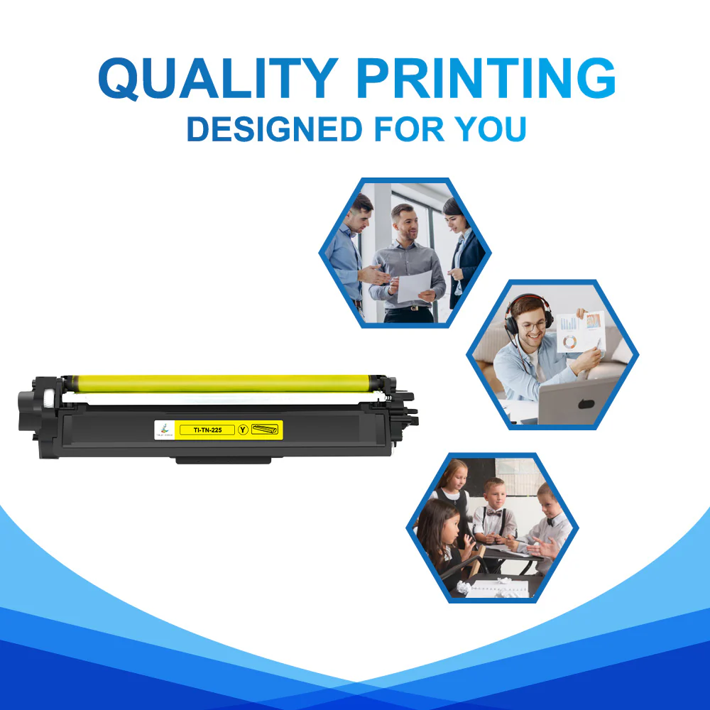 Brother Compatible TN225Y Yellow Toner Cartridge - Image 4
