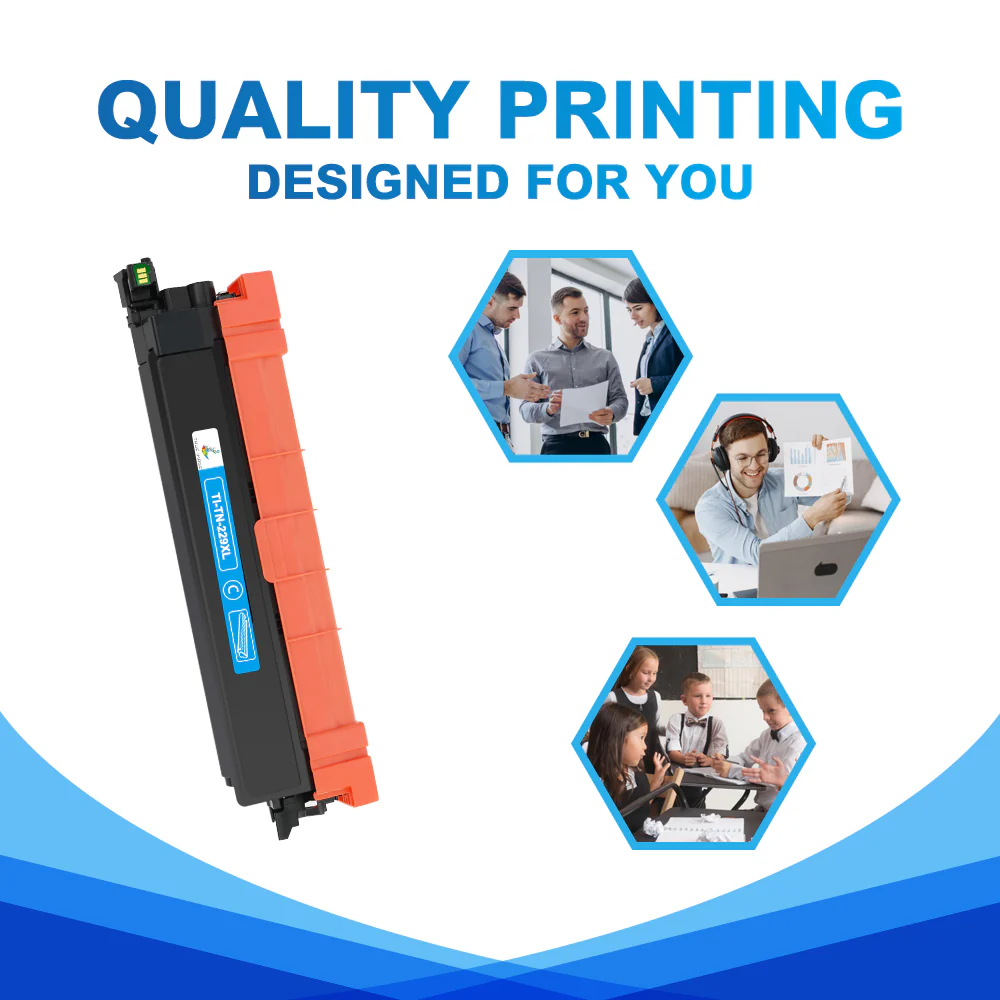Brother Compatible TN229XLC Cyan Toner Cartridge - Image 5