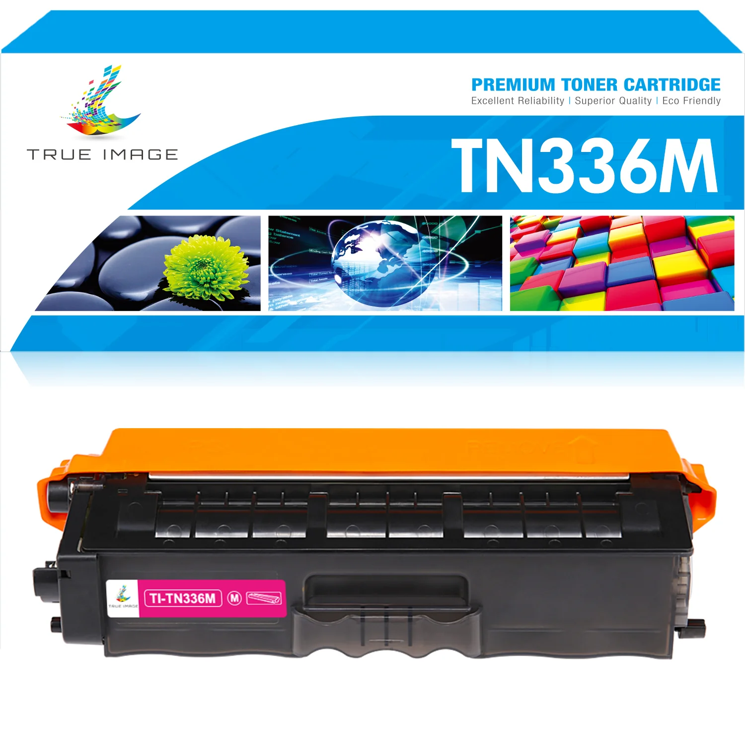 Brother Compatible TN336M Magenta Toner Cartridge