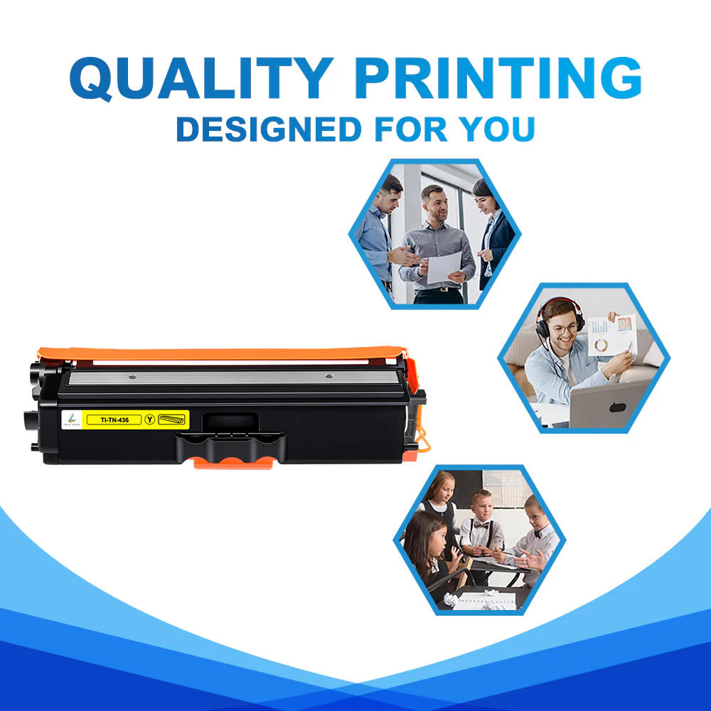 Brother Compatible TN436Y Yellow Toner Cartridge - Image 4