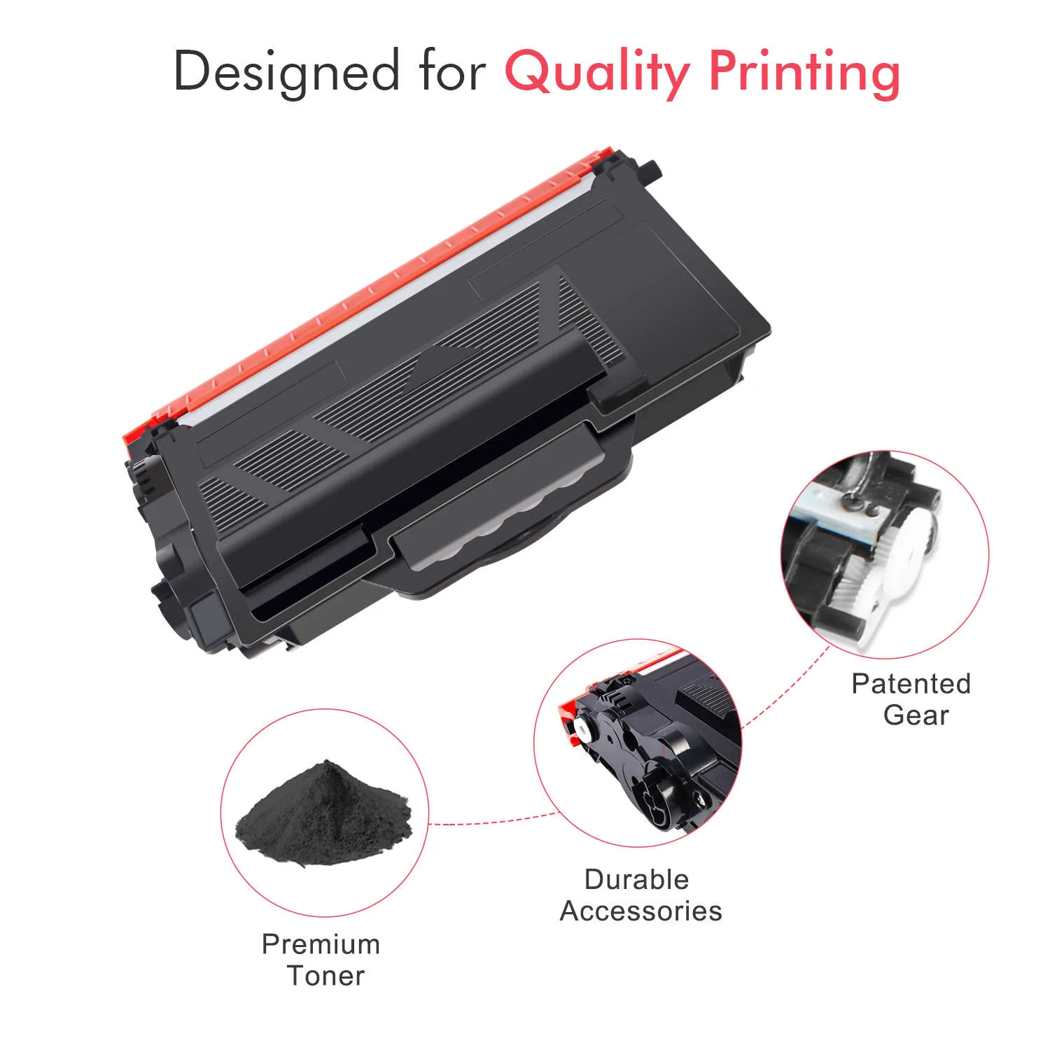 Compatible Brother TN850 Toner Cartridge - High Yield - Image 4