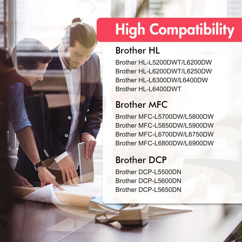 Compatible Brother TN850 Toners 5-Pack - Image 2