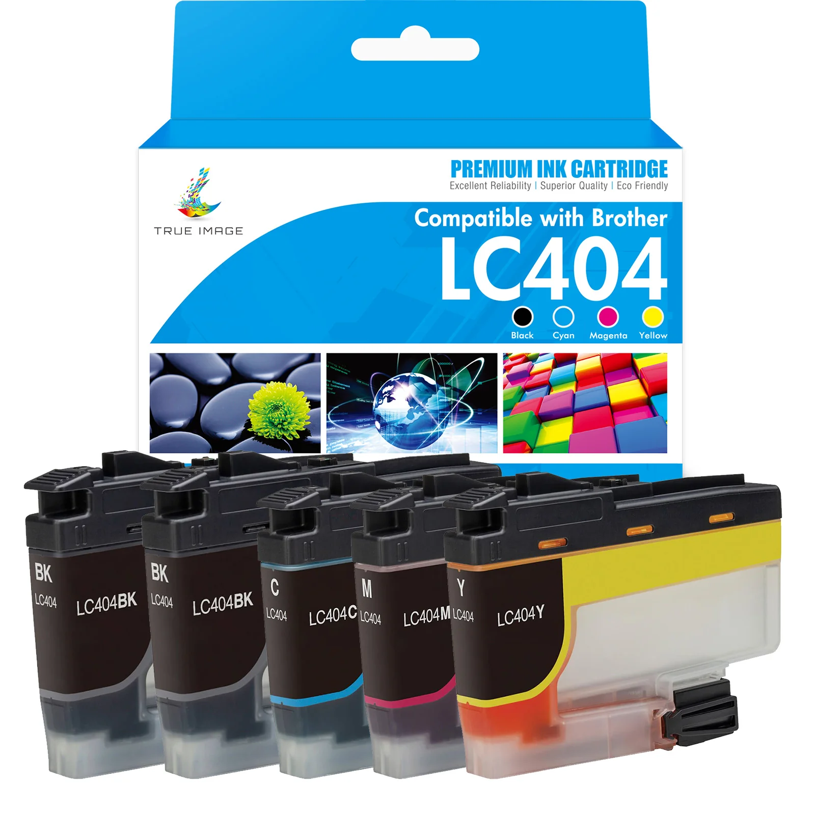 Compatible Brother LC404 XL Ink Cartridge Multi-Pack | With Smart Chip - Image 2