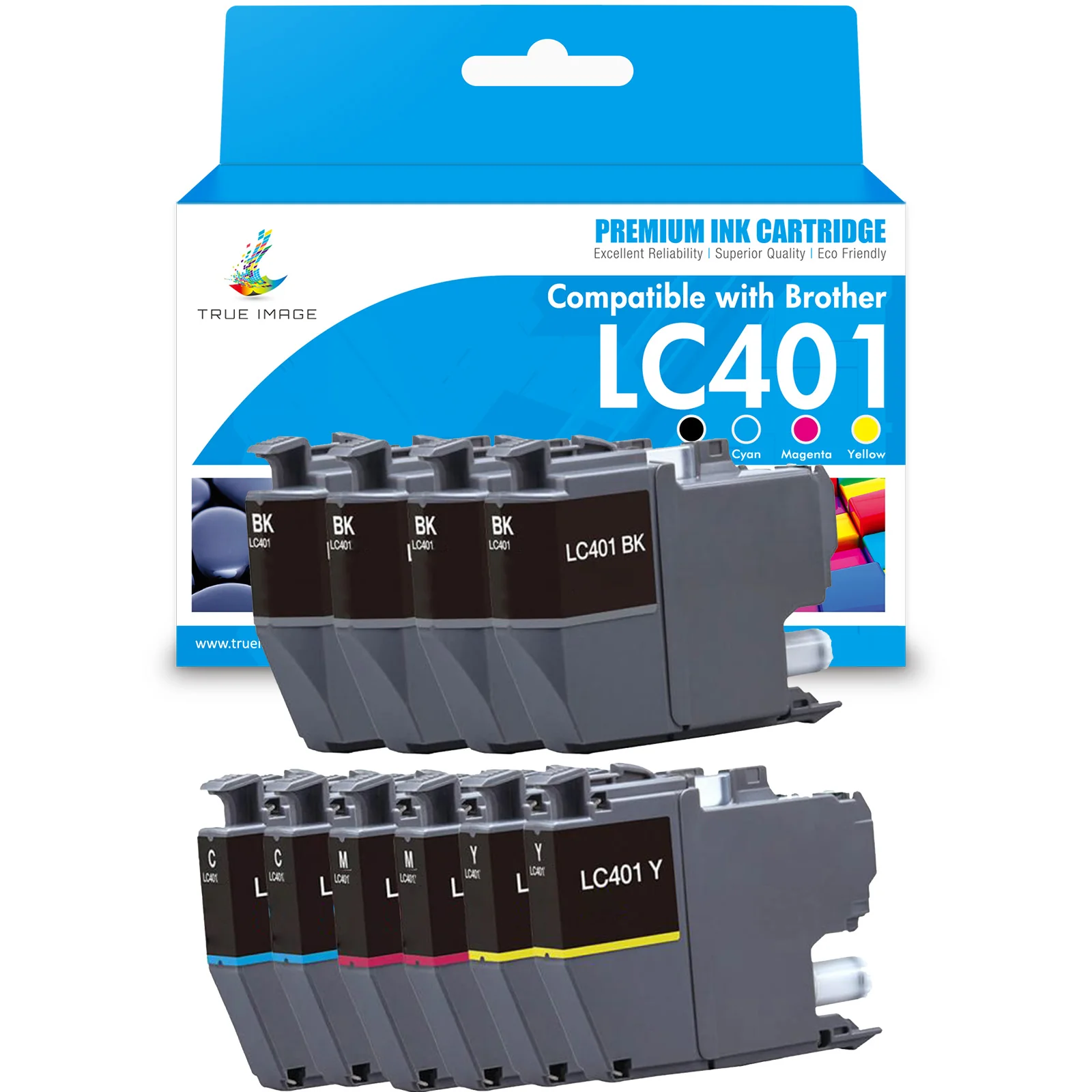 Compatible Brother LC401 LC401XL Ink Cartridges | With Smart Chip - Image 7