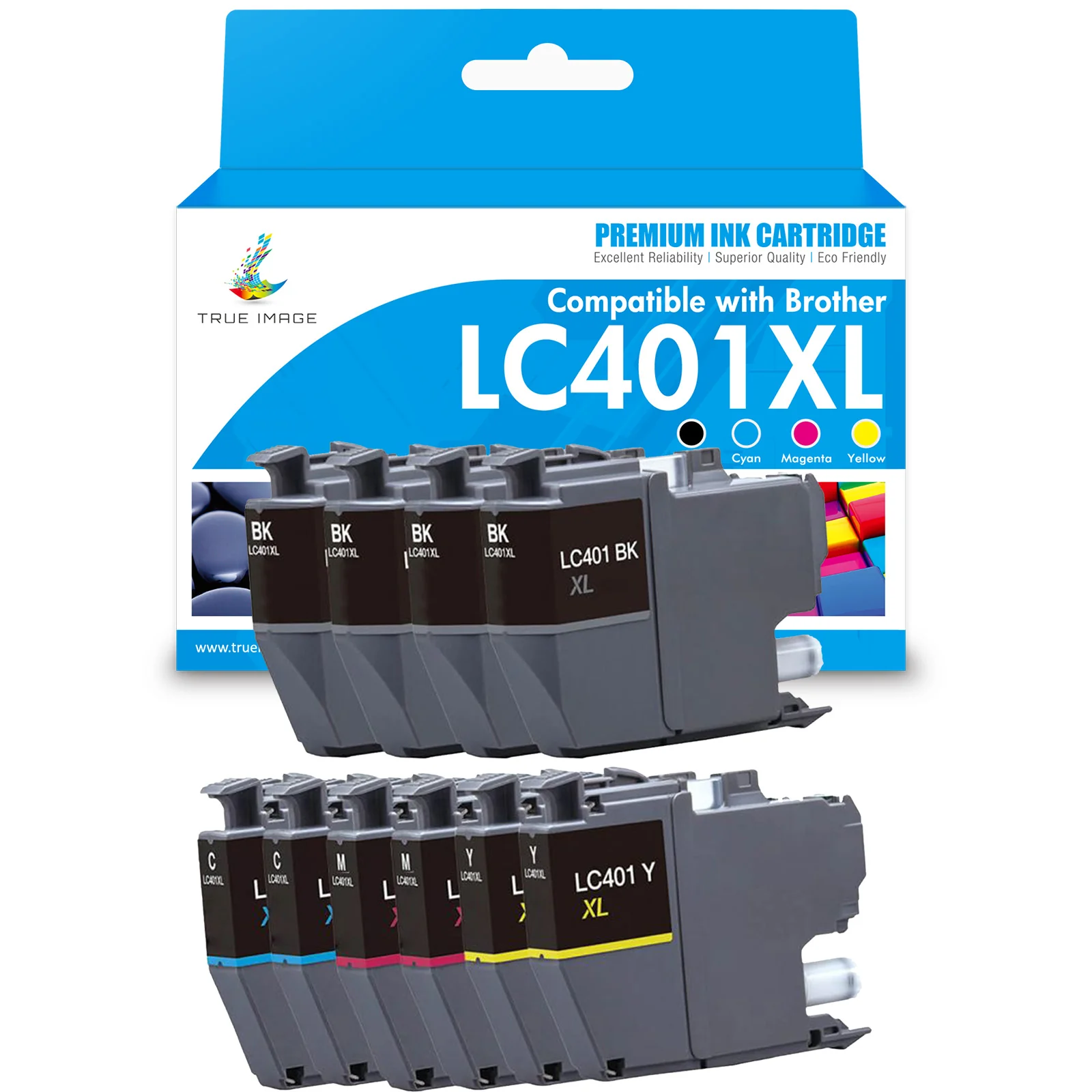 Compatible Brother LC401 LC401XL Ink Cartridges | With Smart Chip - Image 8