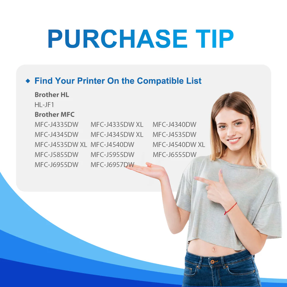 Compatible Brother LC406 LC406XL Ink Cartridge Multi-Pack | With Smart Chip - Image 3