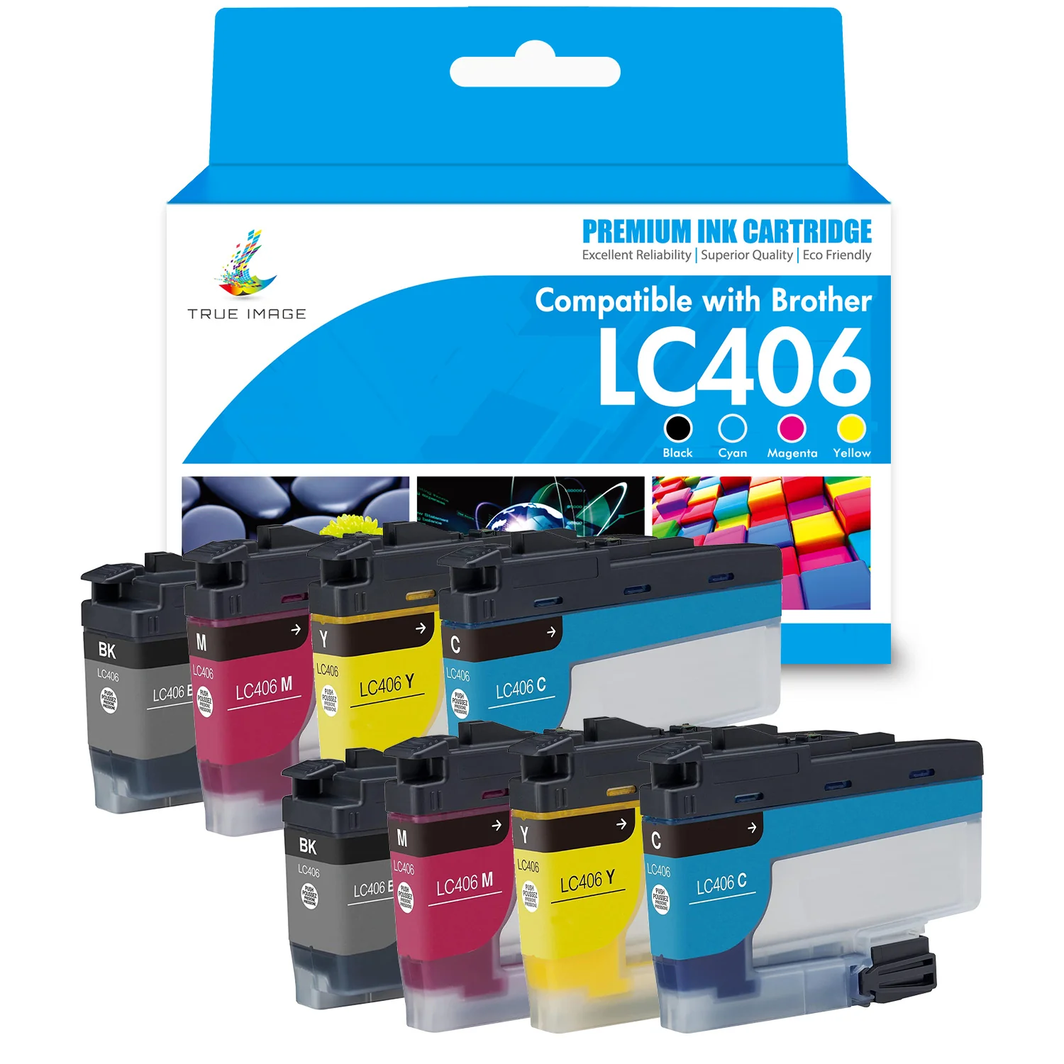 Compatible Brother LC406 LC406XL Ink Cartridge Multi-Pack | With Smart Chip - Image 6