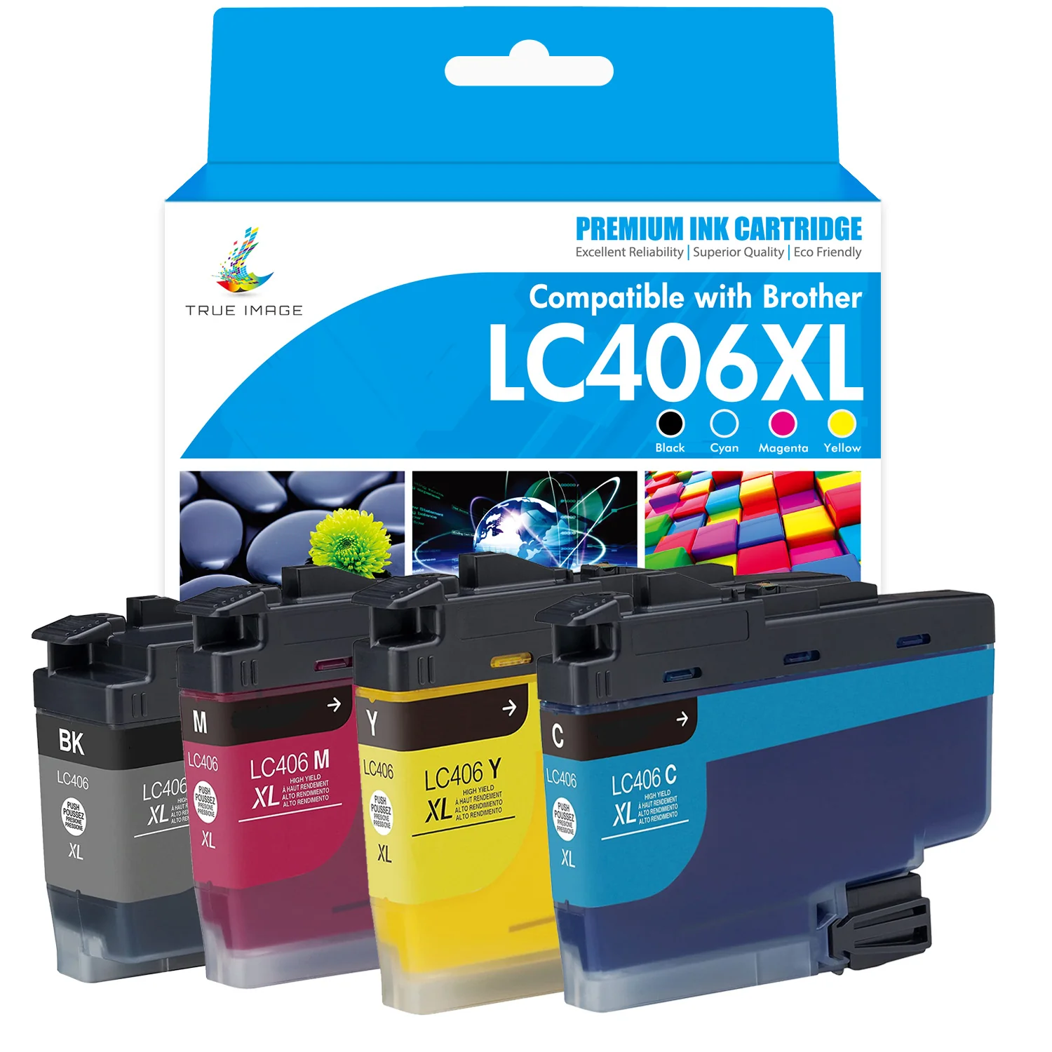 Brother MFC-J5855DW Ink - Compatible Brother LC406/LC406XL Ink Set | With Smart Chip - Image 6