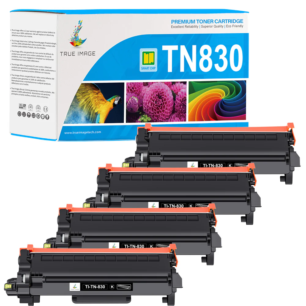 Compatible Brother TN830 TN-830 Black Toner Cartridge Combo Pack - Image 7