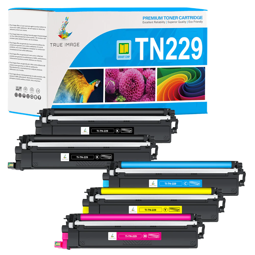 Brother MFC-L3765CDW Toner - Compatible Brother TN229/TN229XL Toner Cartridges Set - Image 2