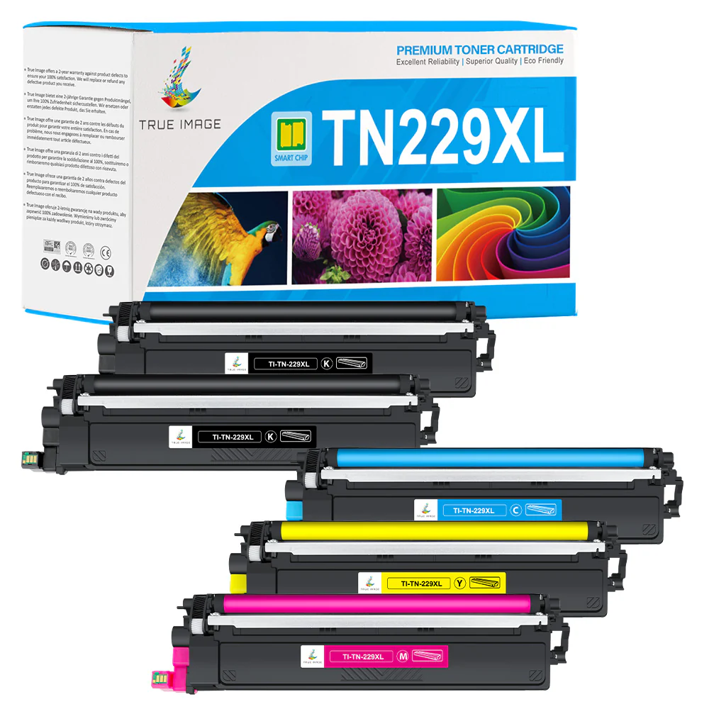 Brother MFC-L3765CDW Toner - Compatible Brother TN229/TN229XL Toner Cartridges Set - Image 4