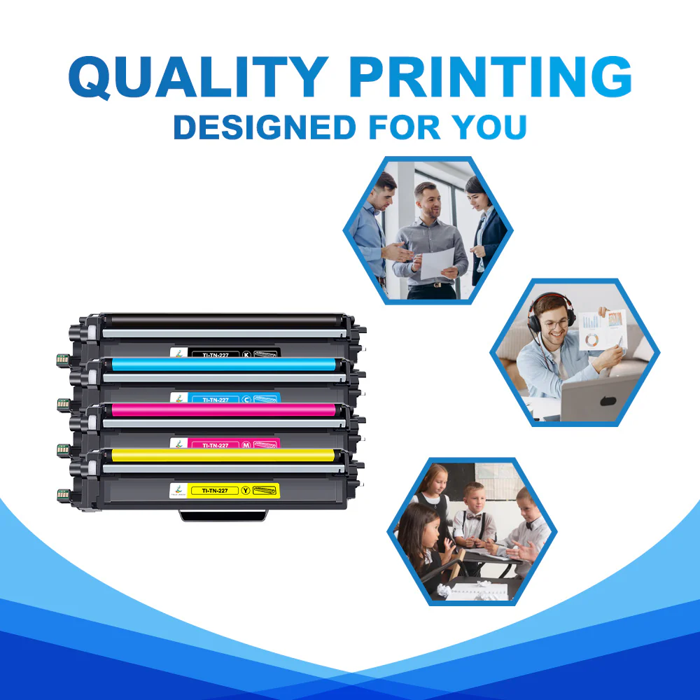 Compatible Brother TN227 Toner Set | TN227BK/C/M/Y Combo Pack - Image 5