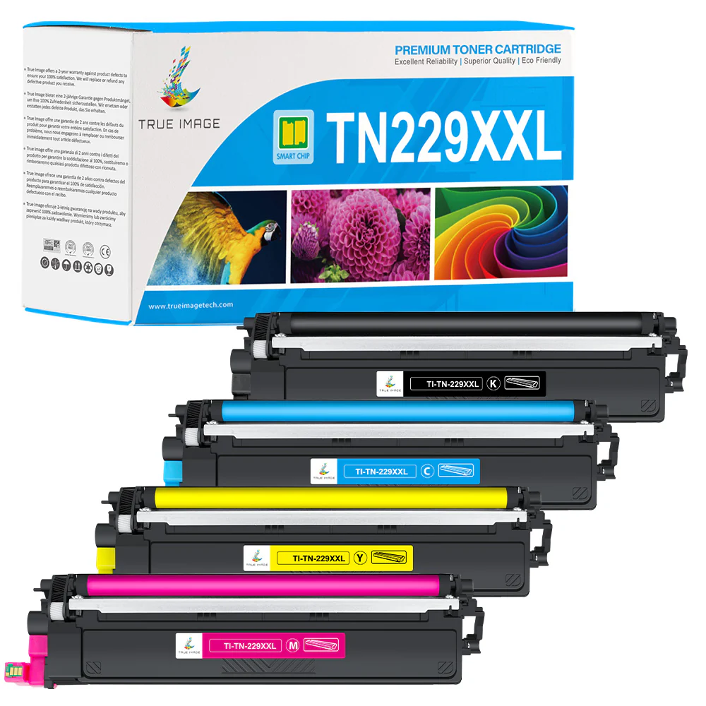 Brother MFC-L3780CDW Toner - Compatible Brother TN229/TN229XL/TN229XXL Toner Cartridges Set - Image 10