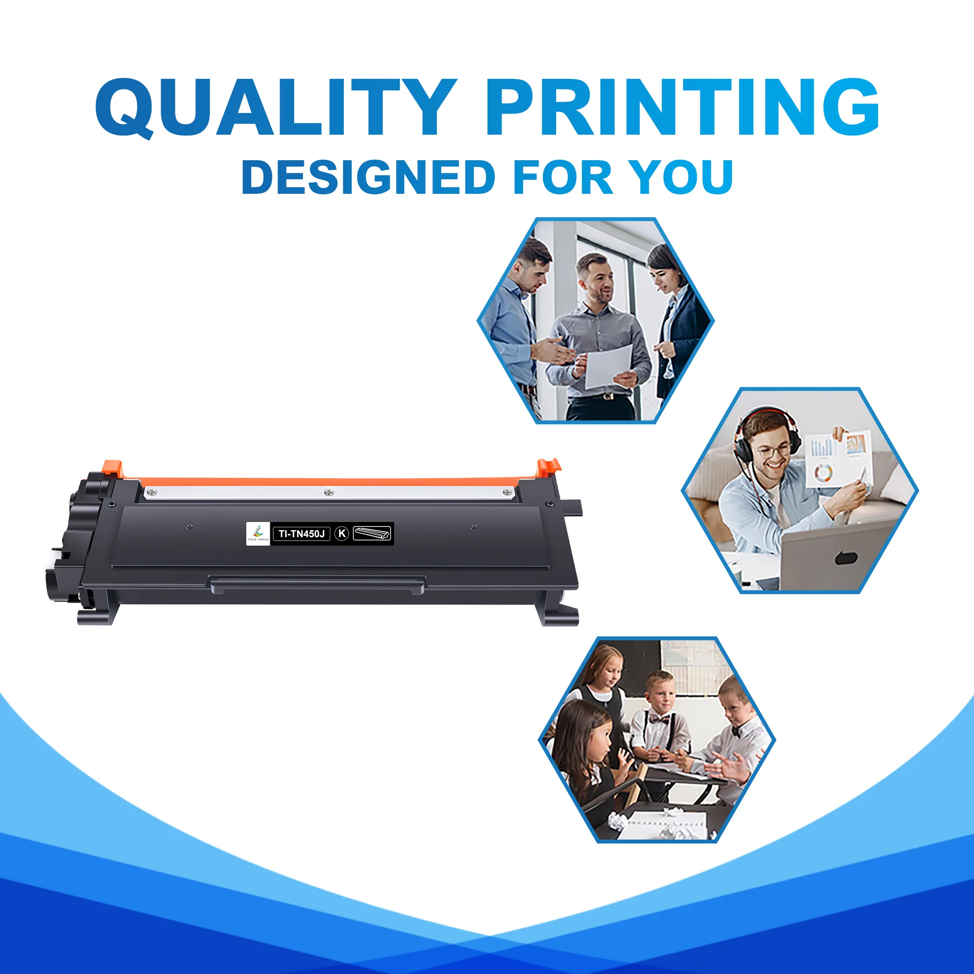 Brother TN450 (Double Yield) Black Toner Cartridge Replacement - 5,200 Pages - Image 4