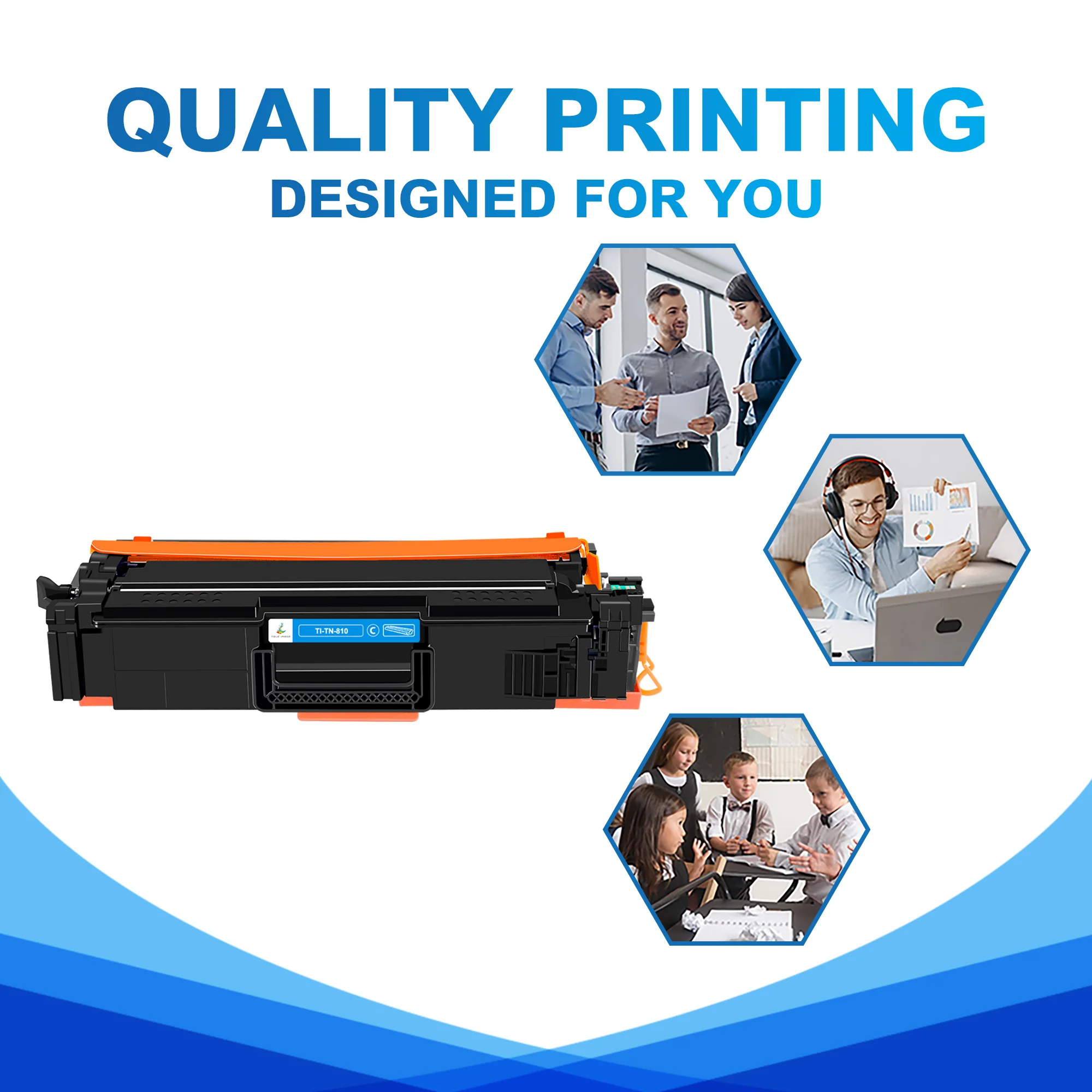 Compatible Brother TN810C Cyan Toner Cartridge - Image 4