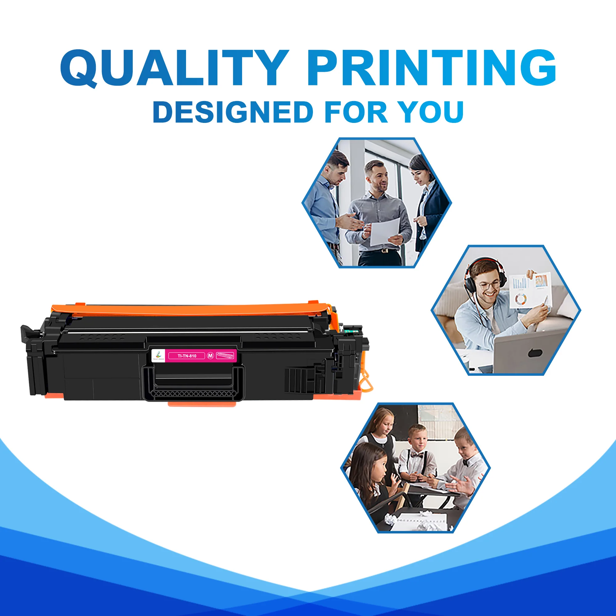Compatible Brother TN810M Magenta Toner Cartridge - Image 4