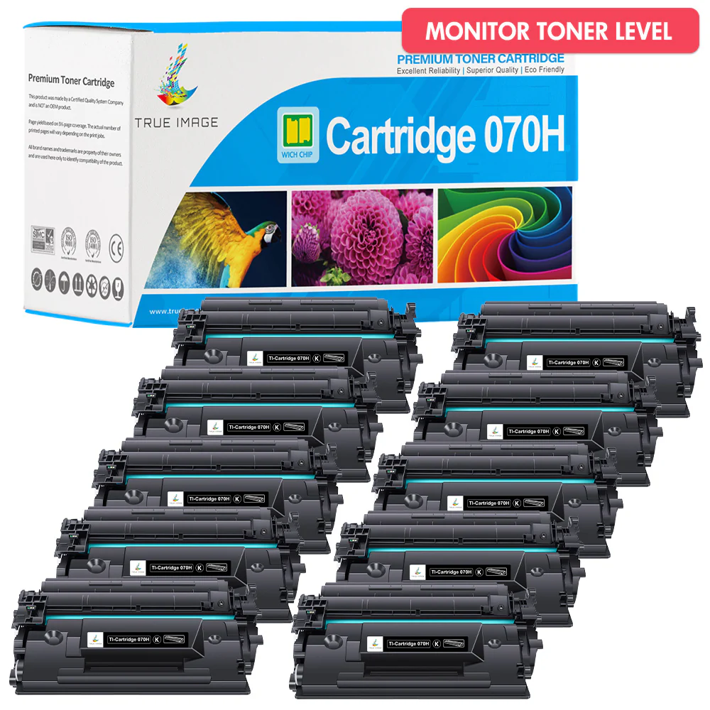Compatible Canon 070H Printer Cartridges 10-Pack (With Chip) - Image 6