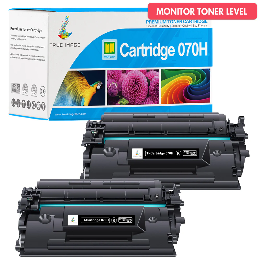 Compatible Canon 070H Toner Cartridges 2-Pack (With Chip) - Image 2