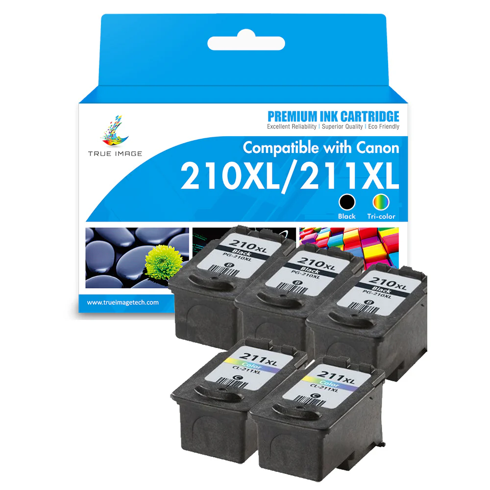 Compatible Canon 210XL 211XL Ink Cartridge Value Pack - High Yield - Image 3