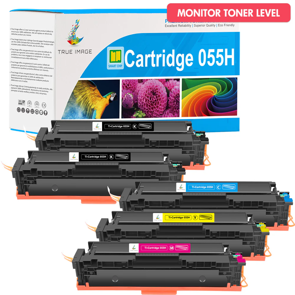 Canon 055H Toner Set | Compatible Canon MF741Cdw MF745Cdw MF746Cdw LBP664Cdw Canon MF743Cdw Toner Cartridge - Image 4