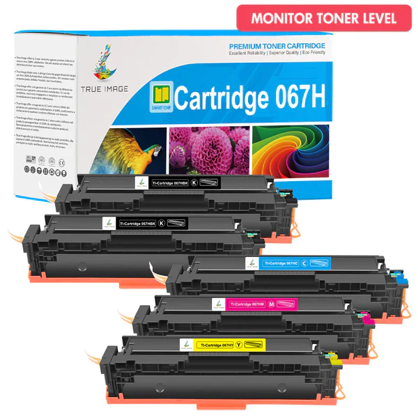 Canon Color ImageCLASS LBP632Cdw Toner - Canon 067/067H Toner Cartridge Set - With Chip - Image 12