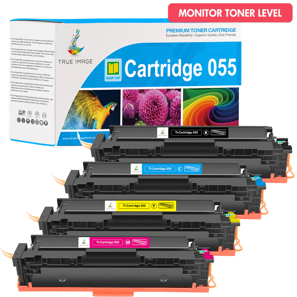 Canon Color ImageCLASS MF743Cdw Toner - Canon 055/055H Toner Set - Image 2