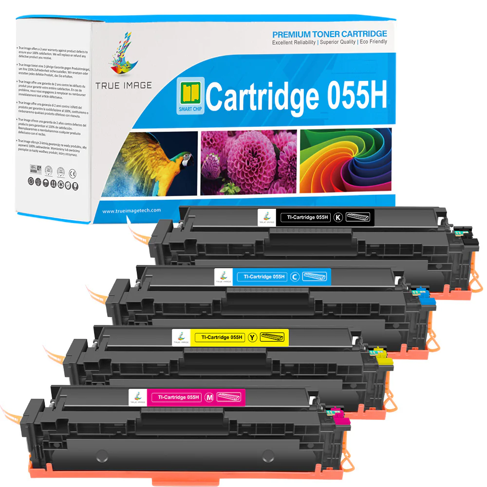 Canon Color ImageCLASS MF743Cdw Toner - Canon 055/055H Toner Set - Image 3