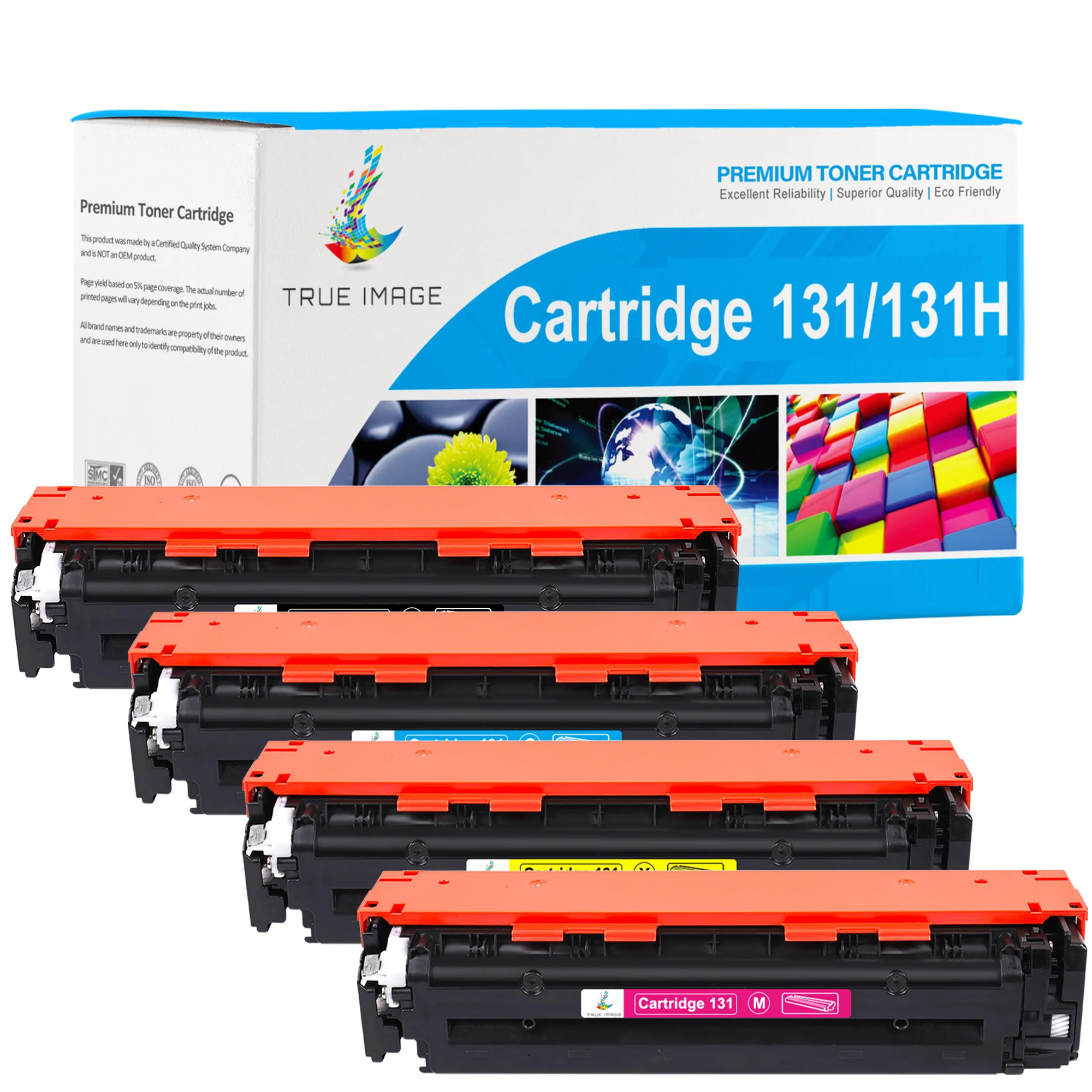Compatible Canon 131 131H Toner Set | MF8280Cw MF628Cw MF624Cw LBP7110Cw Toner Replacements - Image 2