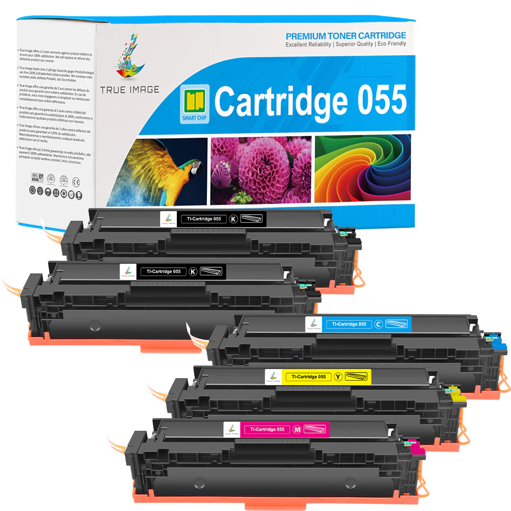Canon 055 Toner Compatible Canon Cartridge 055 CRG-055 (With Chip) Combo Pack - Image 2