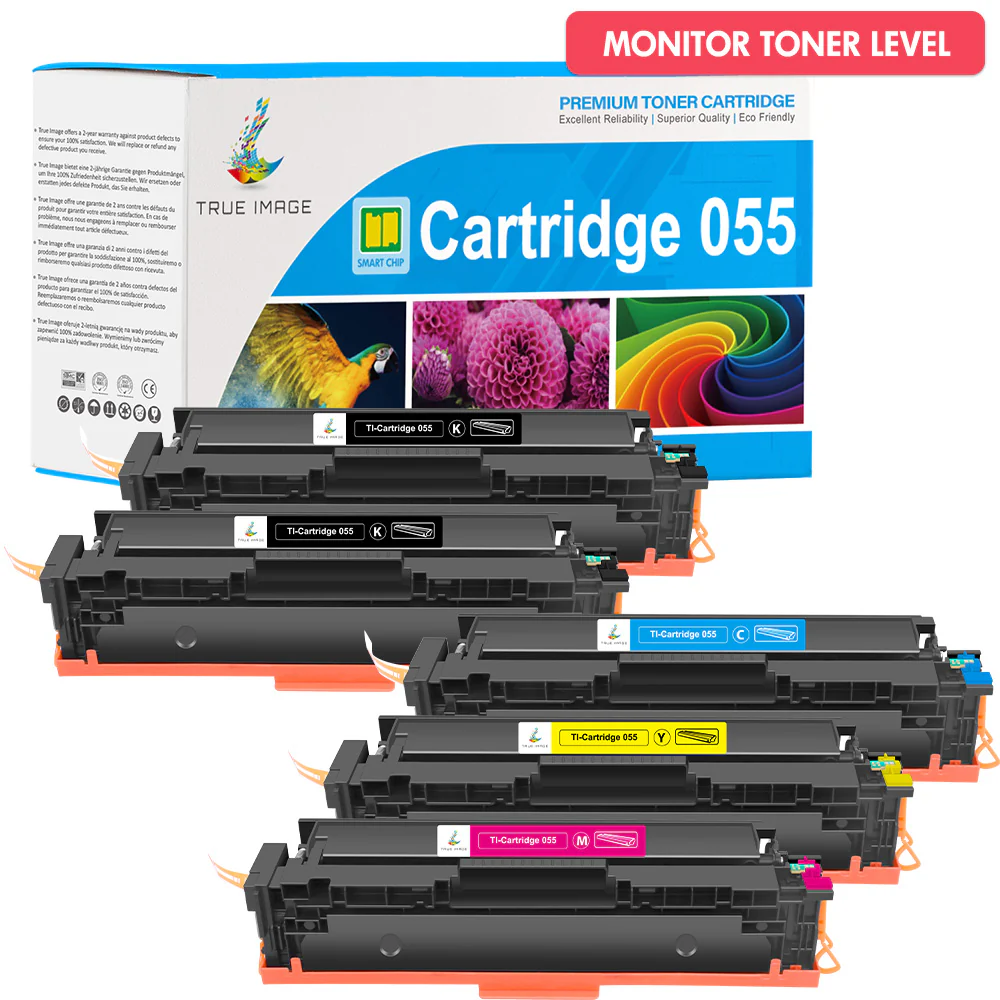 Canon 055 Toner Compatible Canon Cartridge 055 CRG-055 (With Chip) Combo Pack - Image 4