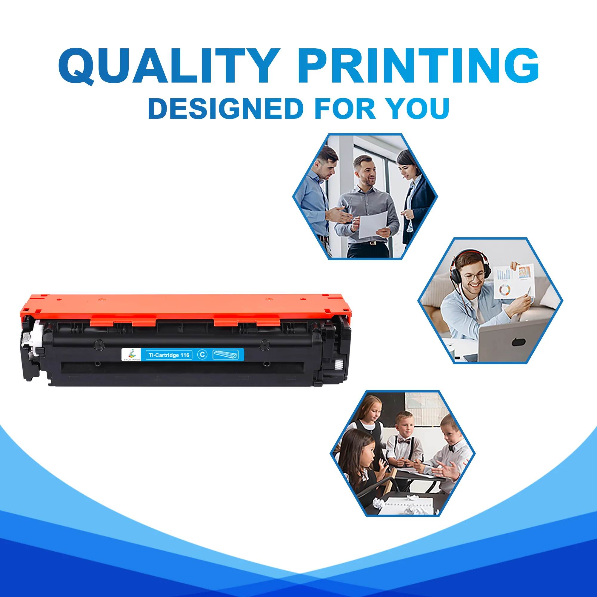 Compatible Canon 116 CRG-116C Cyan Toner Cartridge - Image 4