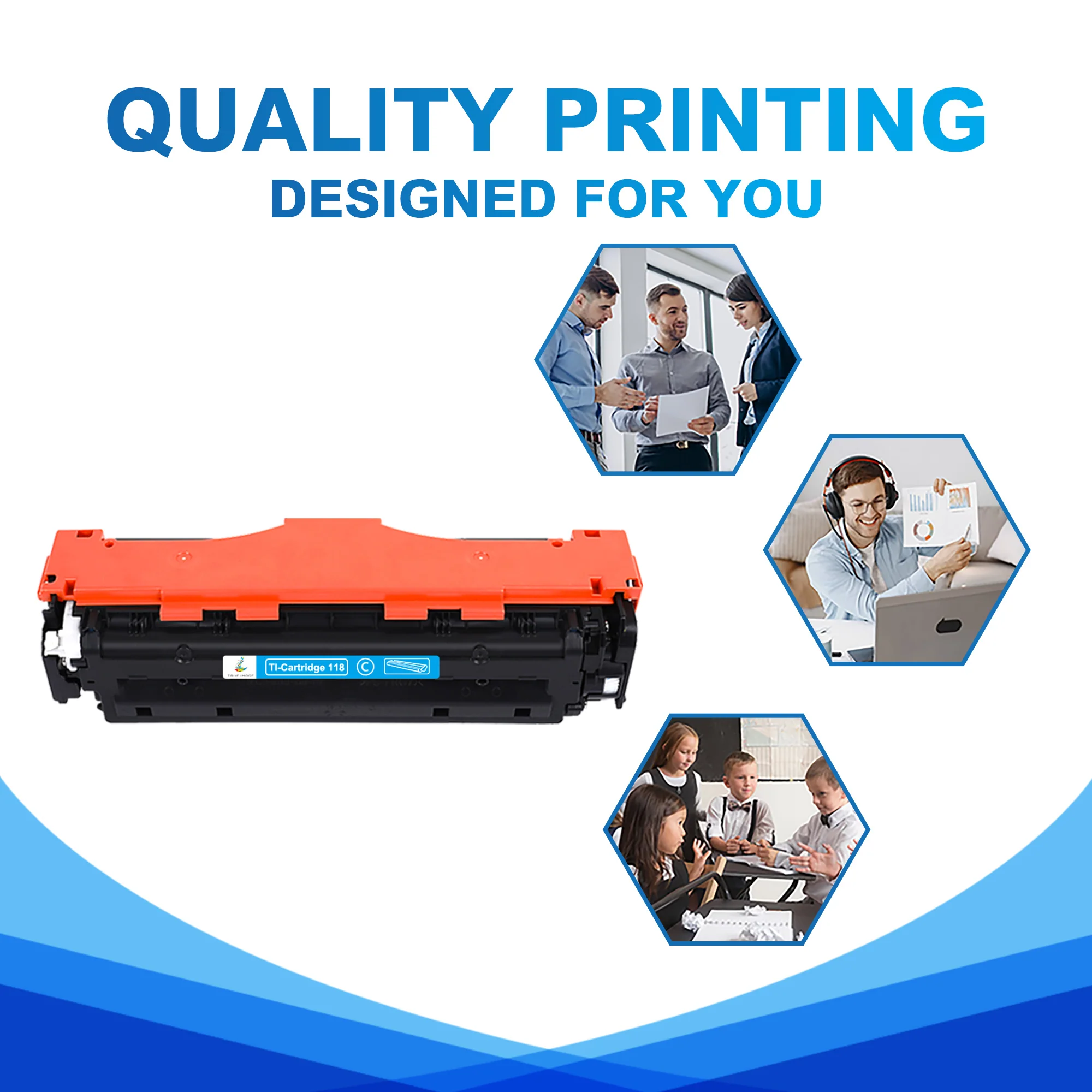 Compatible Canon 118 CRG-118C Cyan Toner Cartridge - Image 5