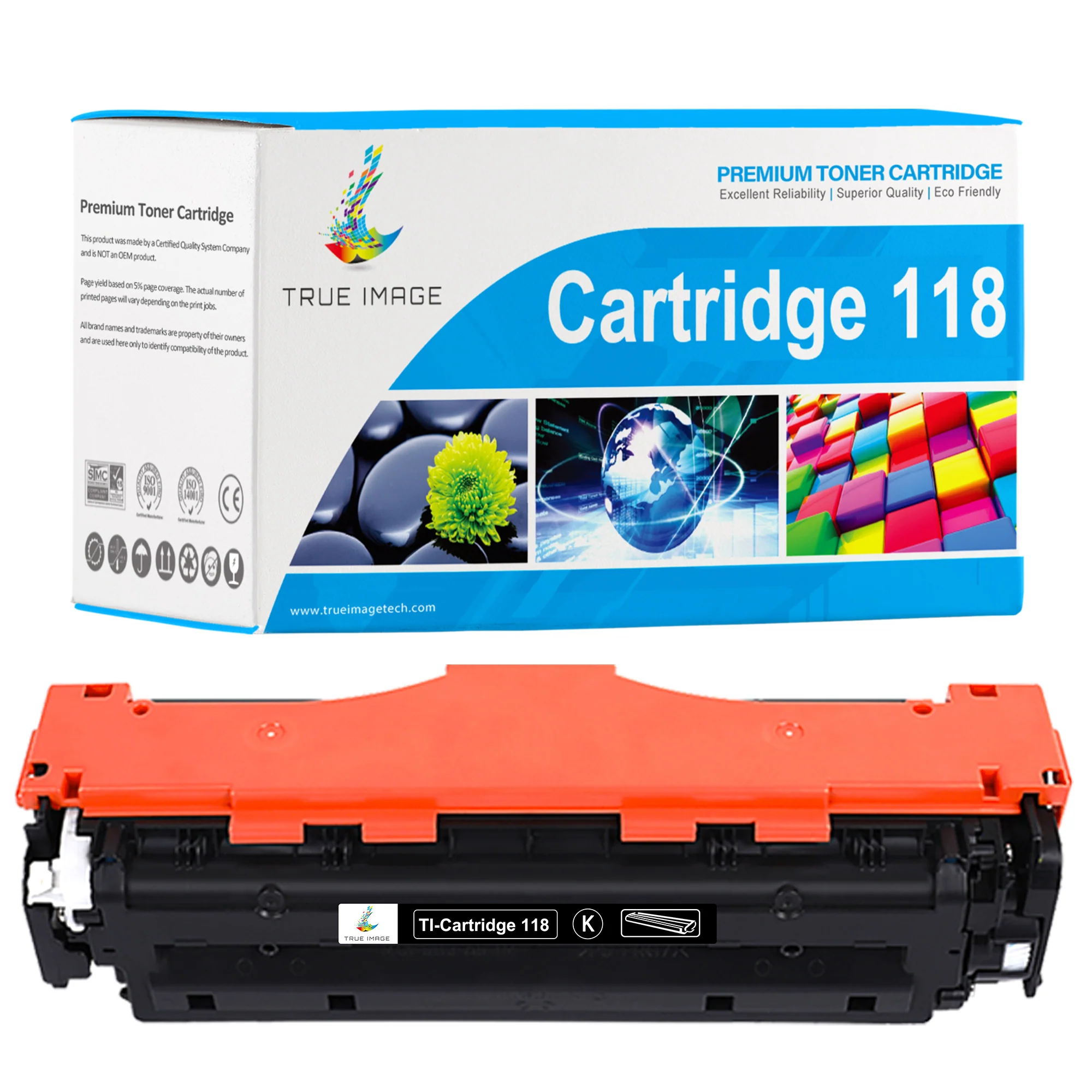 Compatible Canon 118 CRG-118BK Black Toner Cartridge