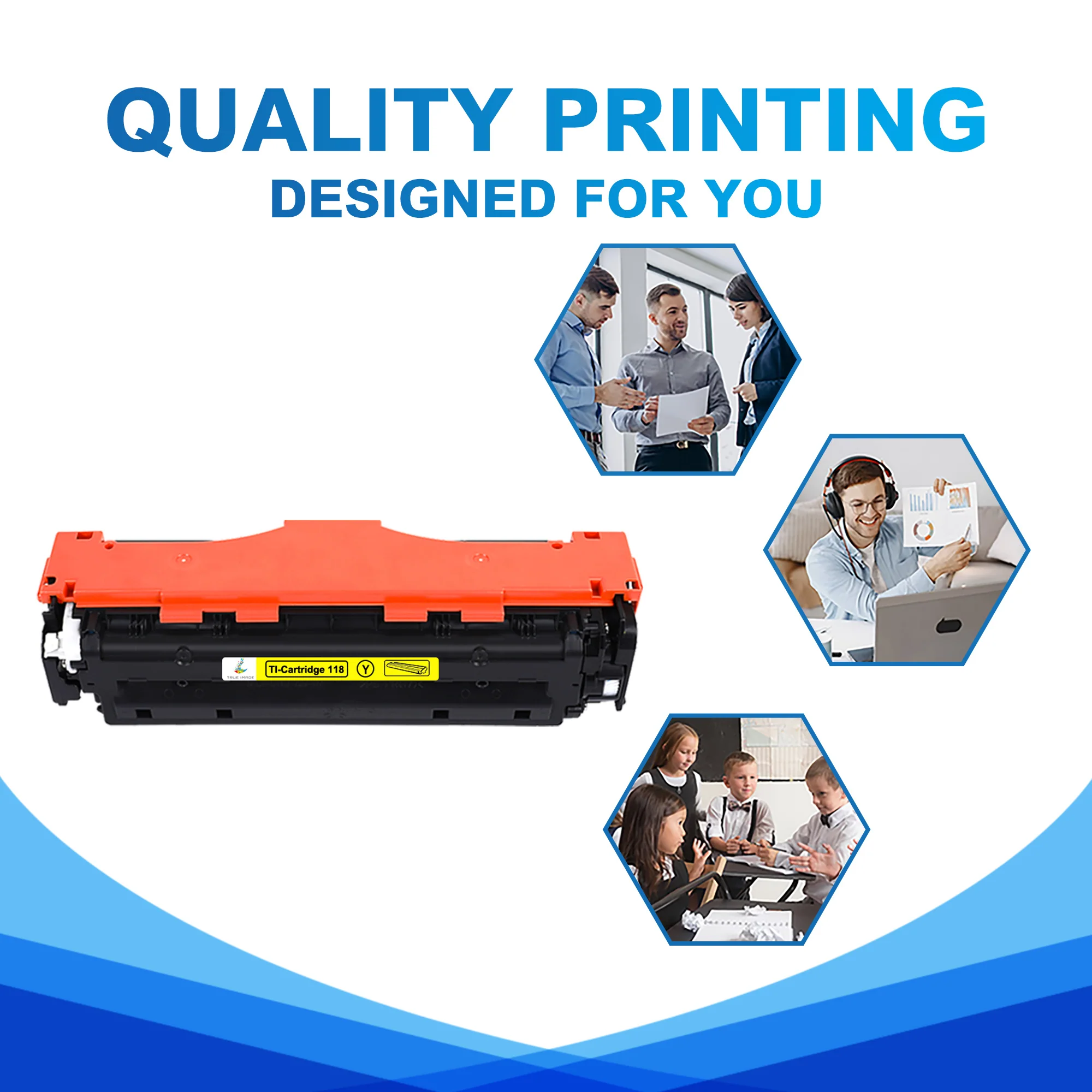 Compatible Canon 118 CRG-118Y Yellow Toner Cartridge - Image 4