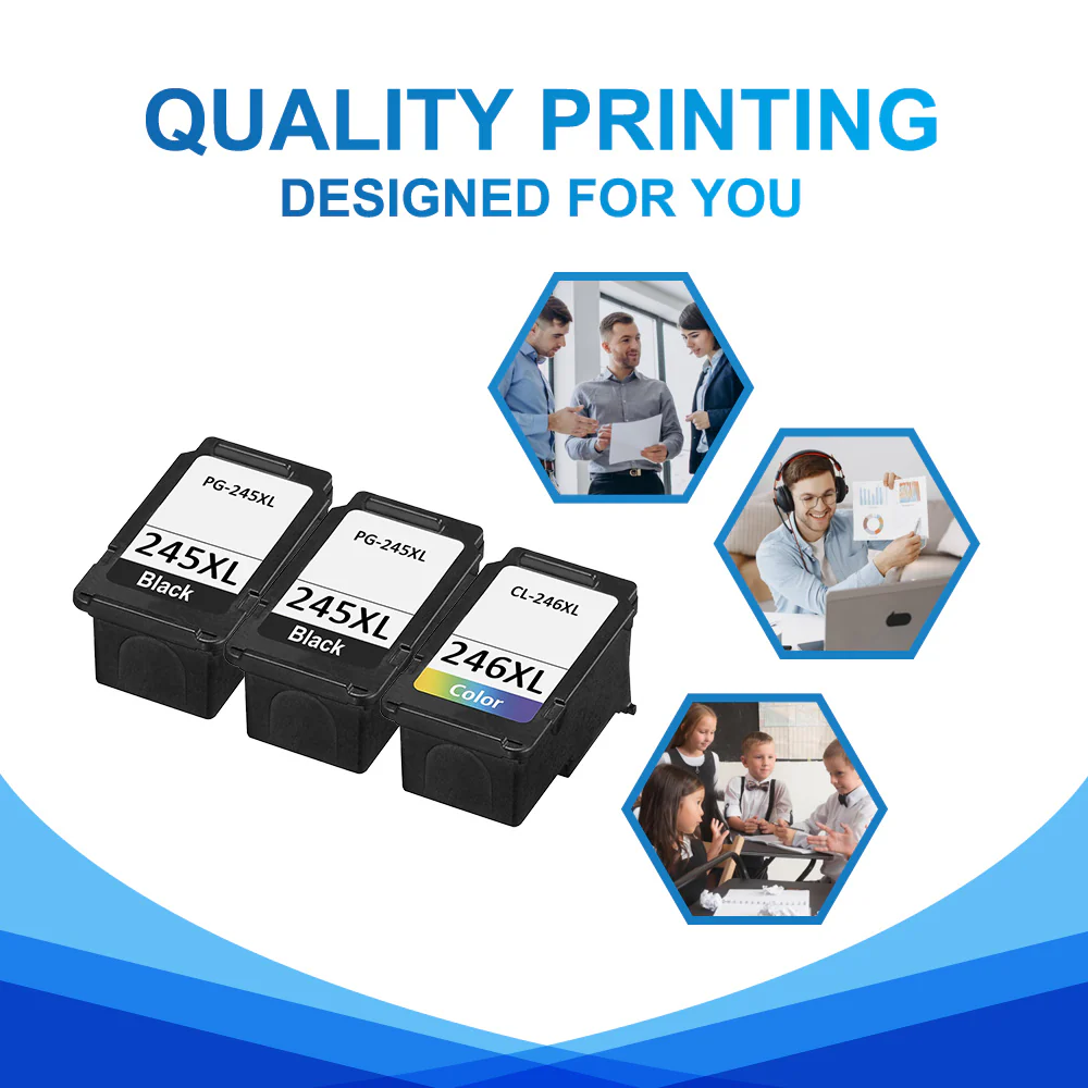 Compatible Canon 245 246 XL Ink Cartridges | PG-245XL CL-246XL Value Pack - Image 6