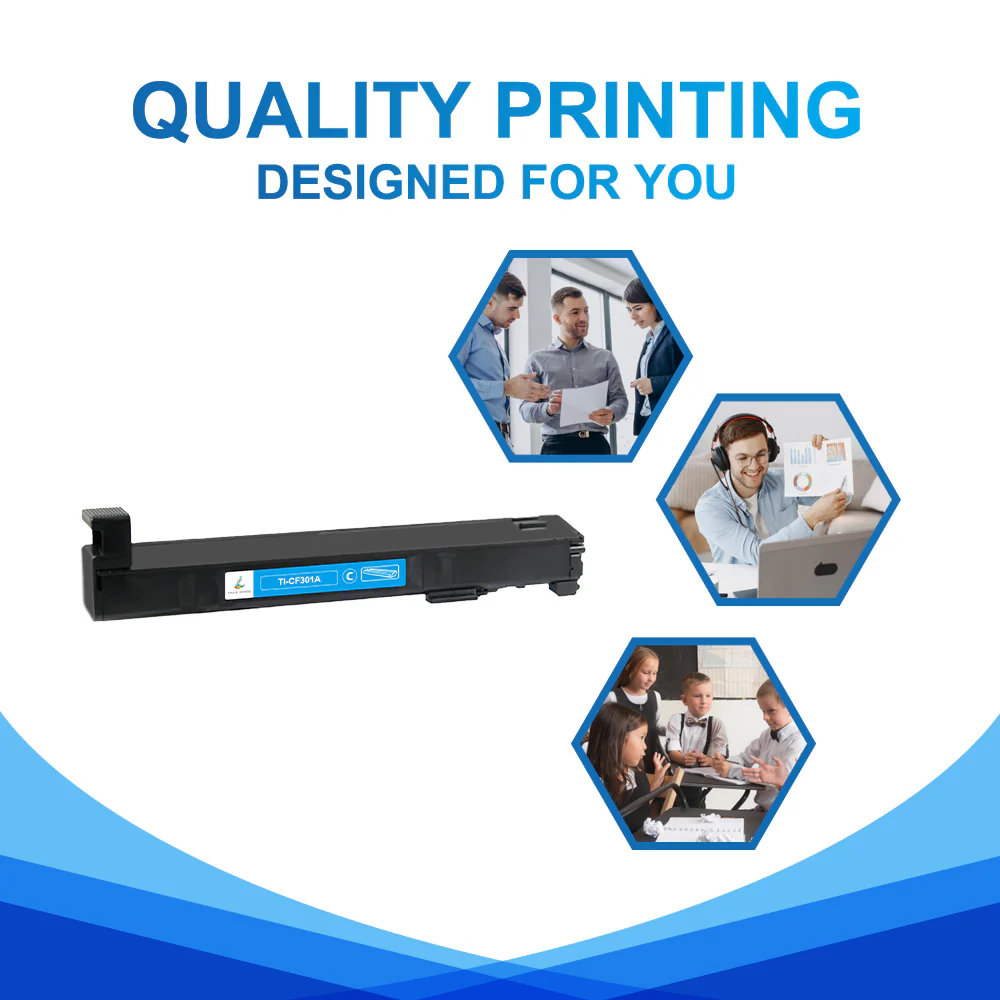 CF301A - Compatible HP 827A Cyan Toner Cartridge - Image 4