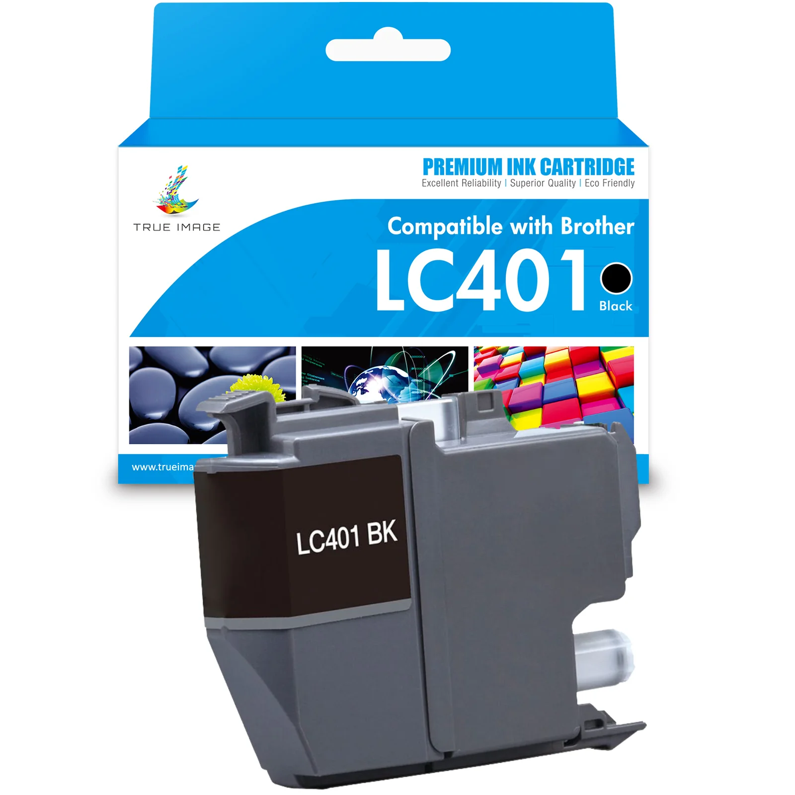 Compatible Brother LC401 Black Ink Cartridge | With Smart Chip