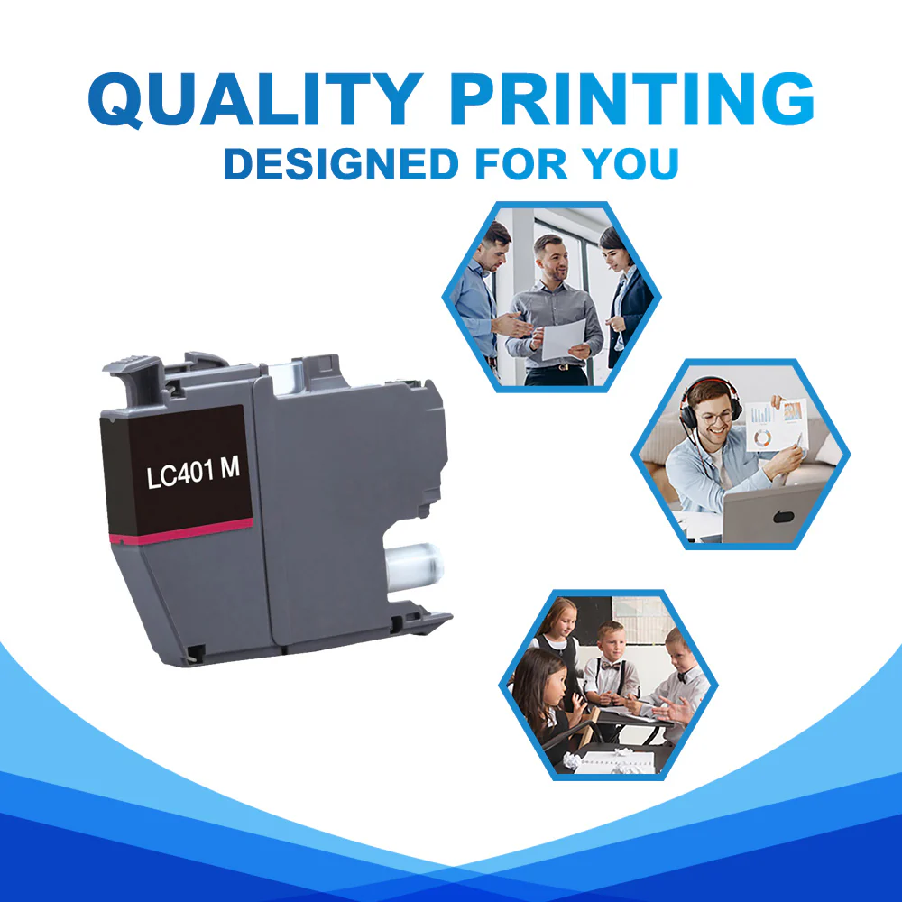 Compatible Brother LC401 Magenta Ink Cartridge | With Smart Chip - Image 4