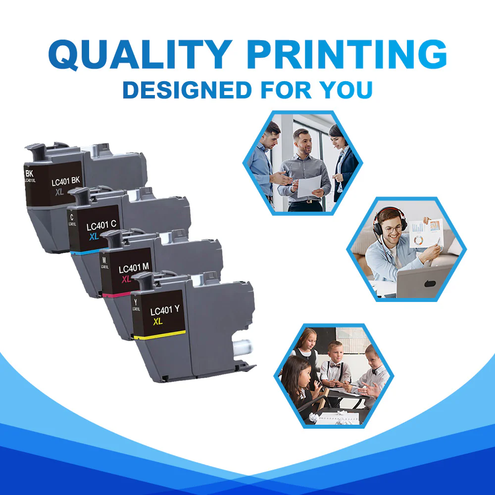 Compatible Brother LC401XL Ink Cartridges | With Smart Chip - Image 4