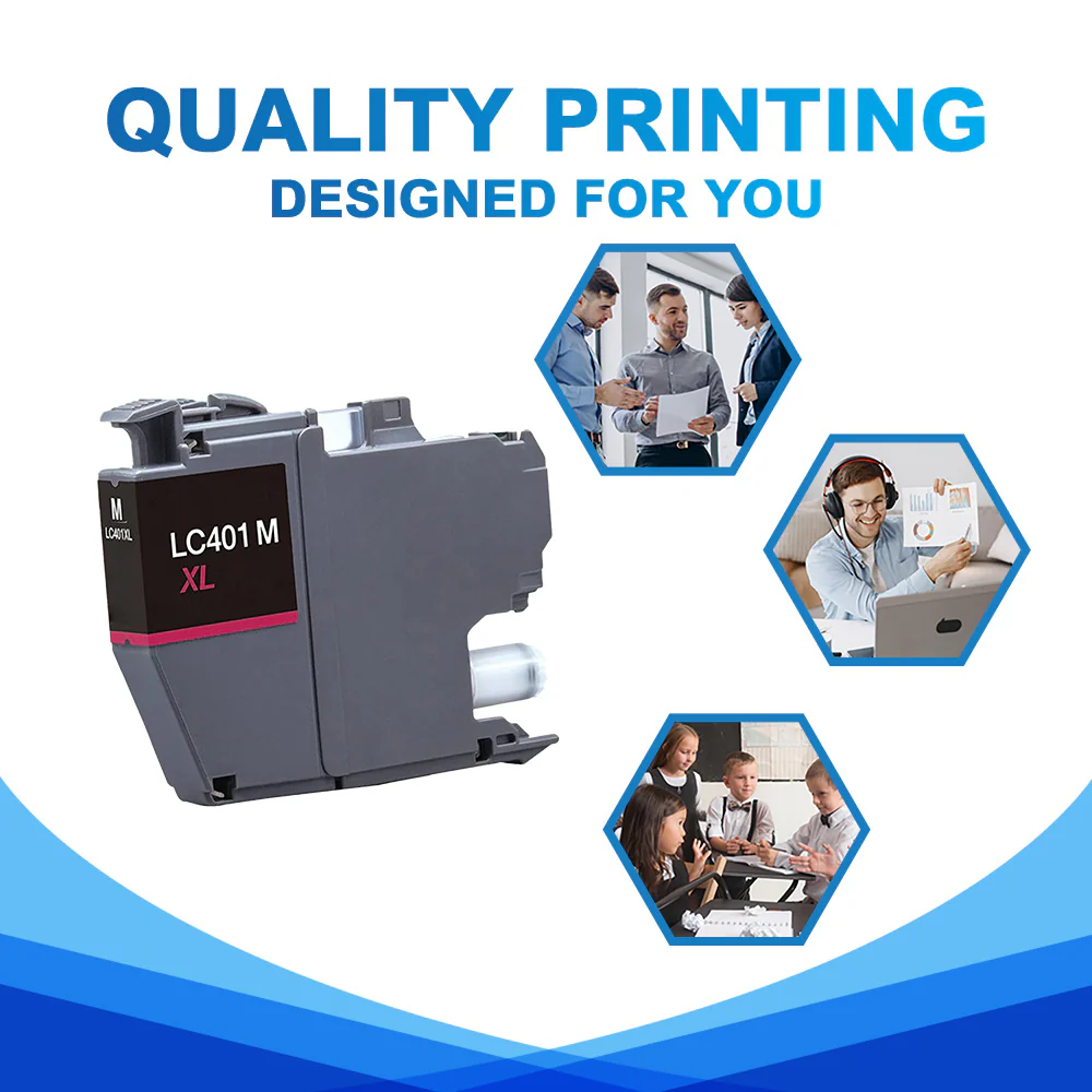 Compatible Brother LC401XL Magenta Ink Cartridge | With Smart Chip - Image 4