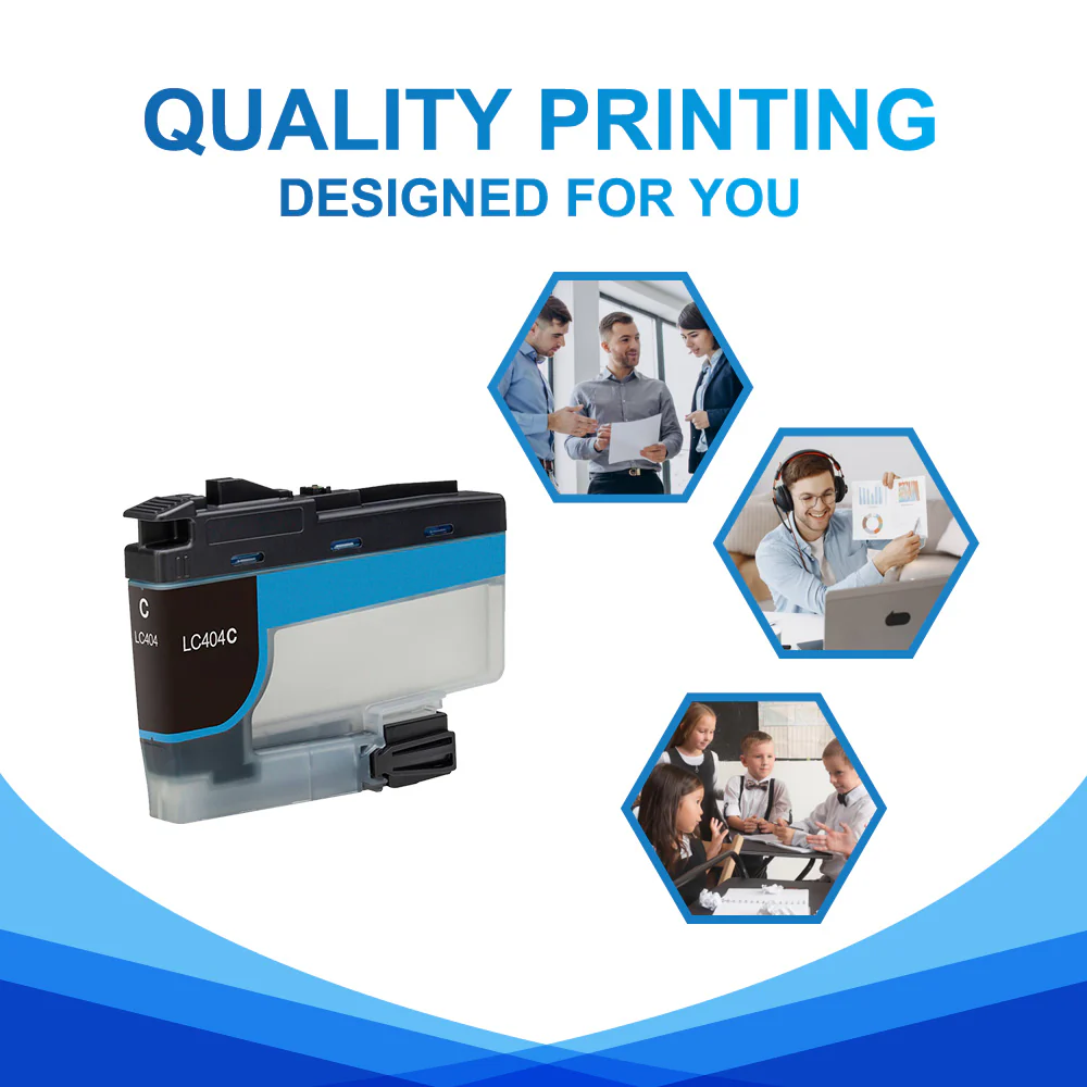 Compatible Brother LC404 XL Cyan Ink Cartridge | With Smart Chip - Image 4