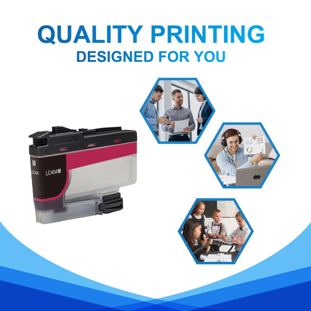 Compatible Brother LC404 XL Magenta Ink Cartridge | With Smart Chip - Image 4