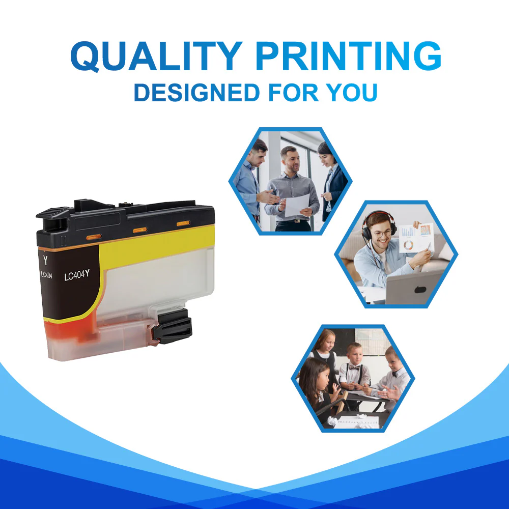 Compatible Brother LC404 XL Yellow Ink Cartridge | With Smart Chip - Image 4