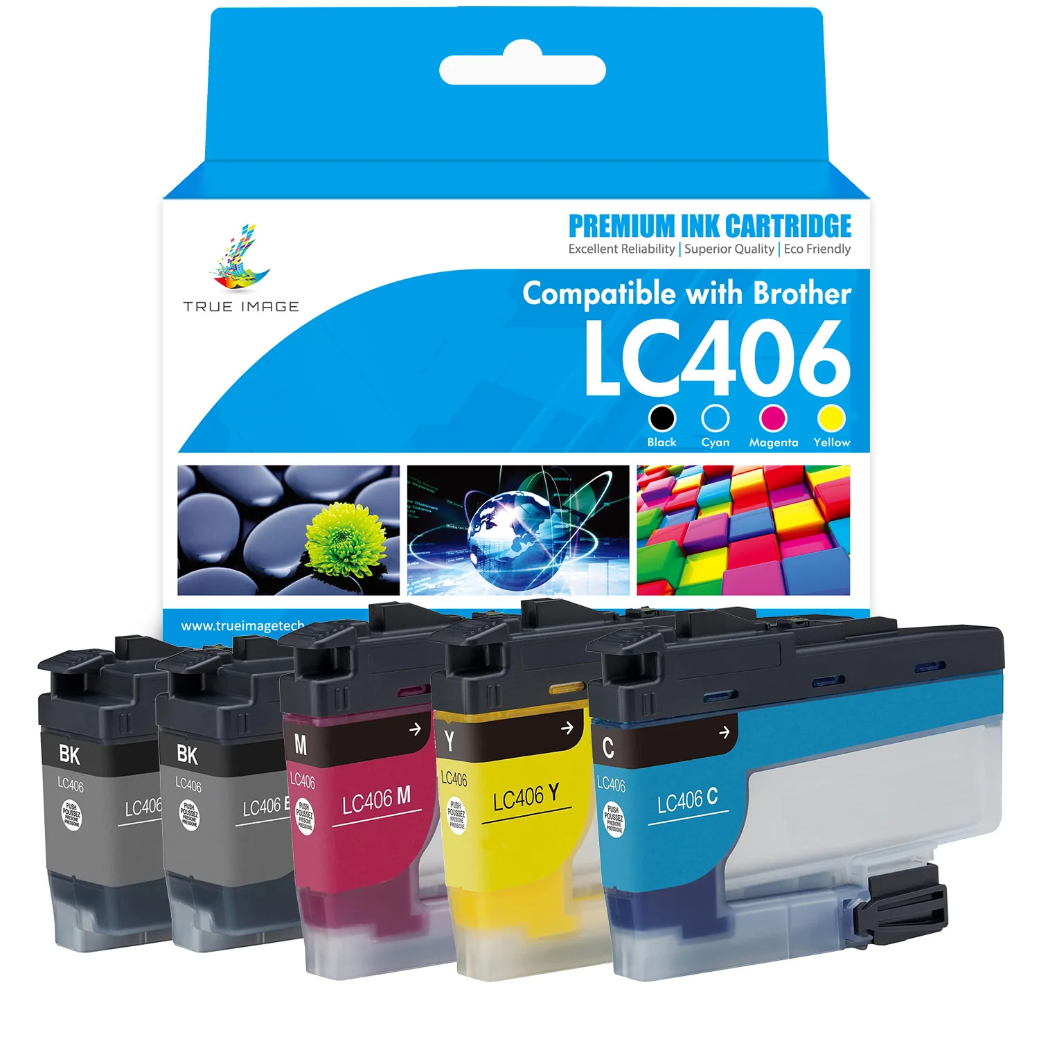 Compatible Brother LC406 LC406XL Ink Cartridge Multi-Pack | With Smart Chip - Image 5