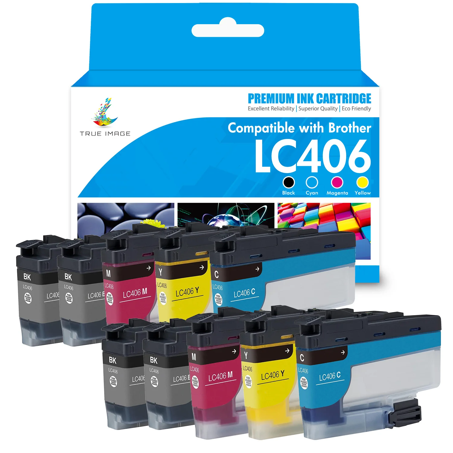 Compatible Brother LC406 LC406XL Ink Cartridge Multi-Pack | With Smart Chip - Image 7