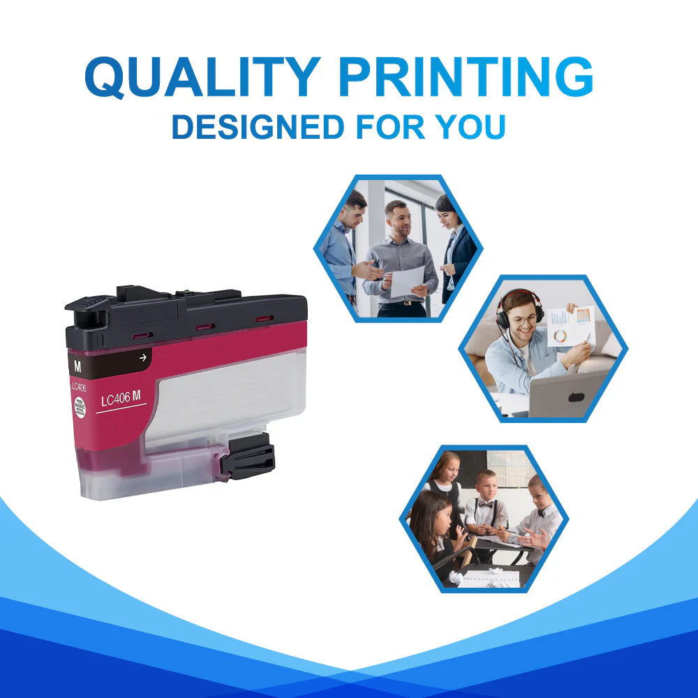 Compatible Brother LC406 Magenta Ink Cartridge | With Smart Chip - Image 4