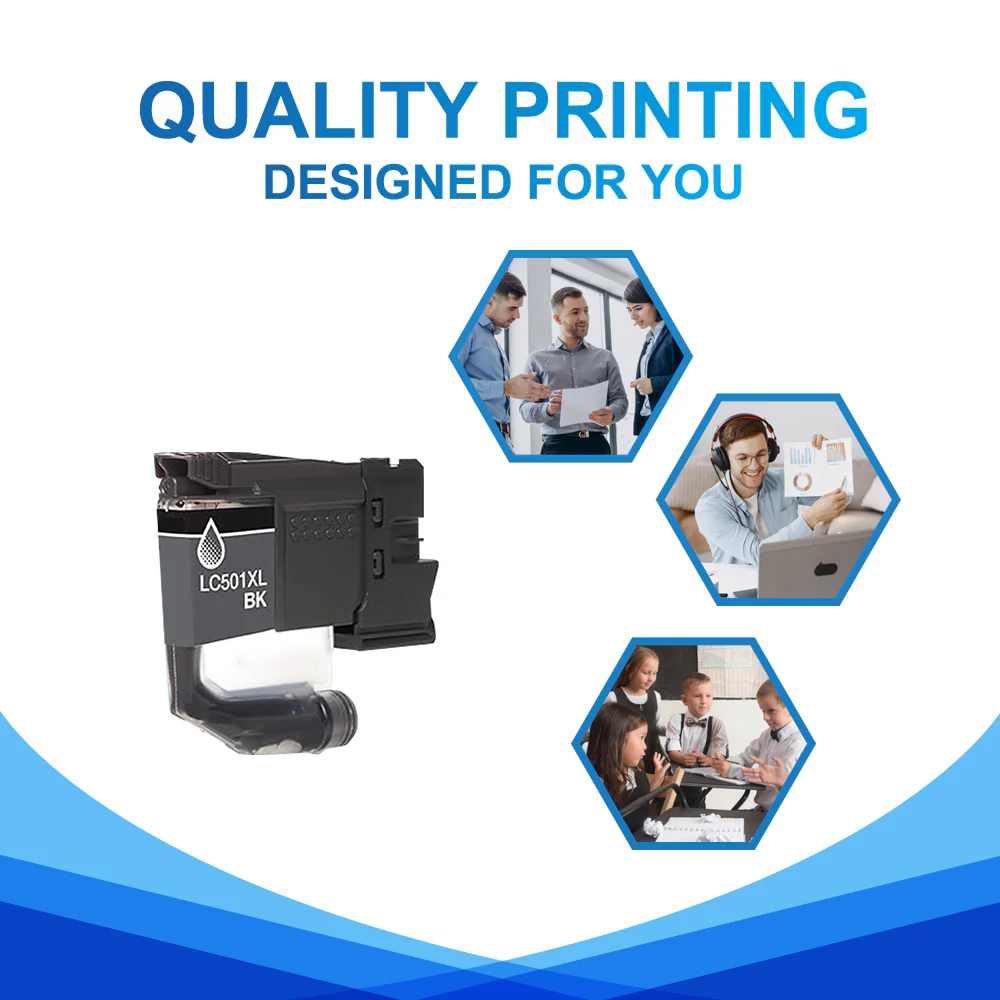 Compatible Brother LC501XL Black Ink Cartridge - High Yield - Image 4