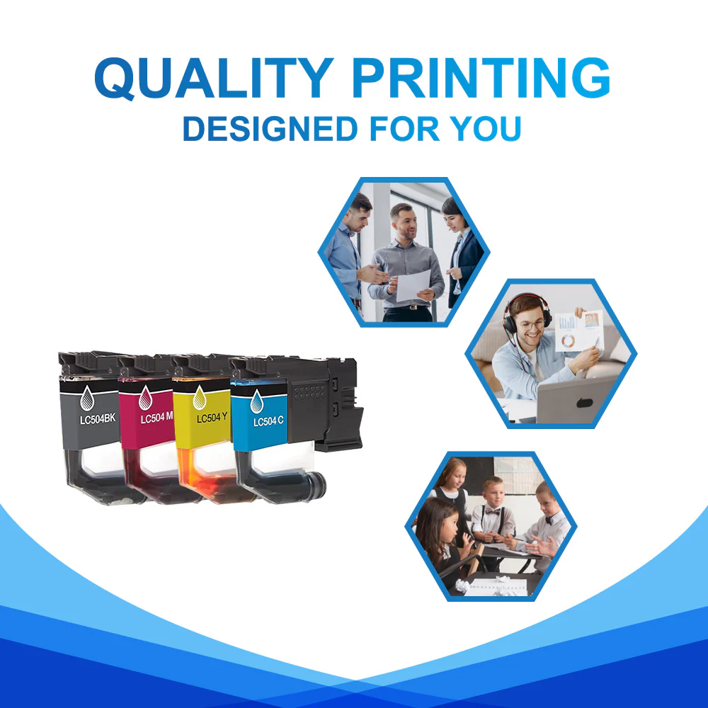 Compatible Brother LC504 Ink Cartridge Set - Standard Yield - Image 4